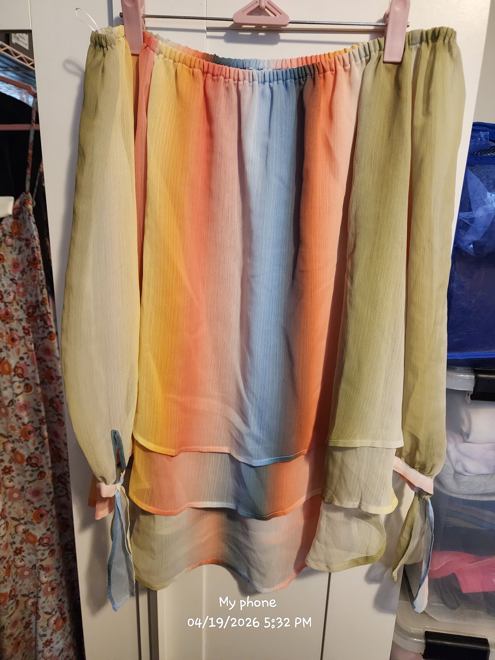 jcpenney Pastel Ombre Off-Shoulder Blouse
